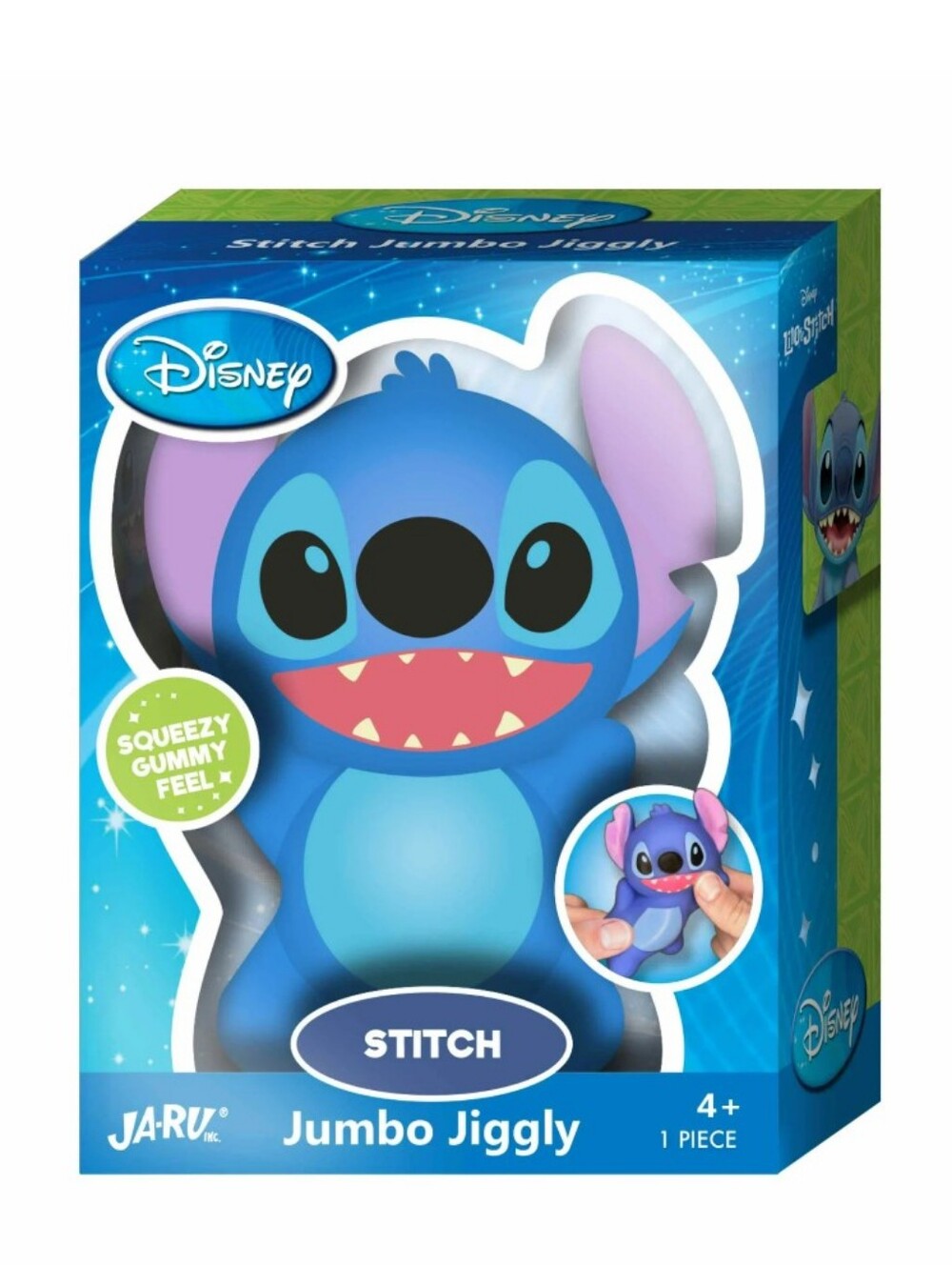 🧡3/$30 Ja-Ru Jumbo Jiggly Squishy Toy Stitch Hulk Spider-Man Black Panther - Picture 2 of 9